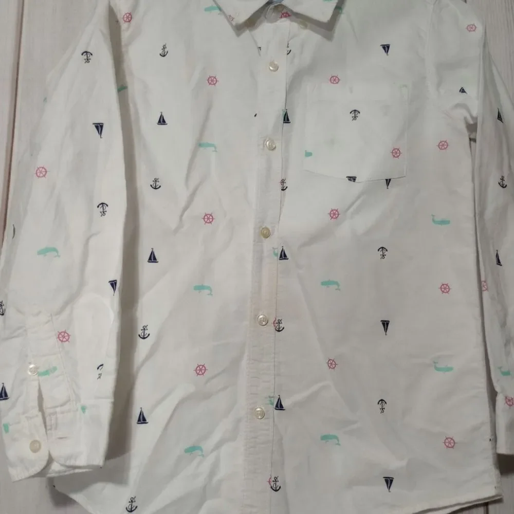 Carter's Shirt Pants Outfit 10‎ 12 sailing